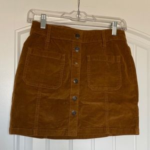 Corduroy skirt